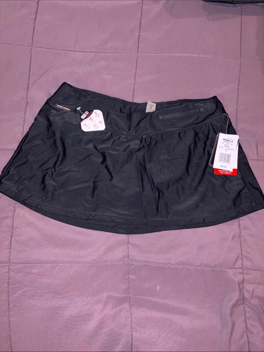 ZeroXposur Black Women’s Swim Skirt Size Medium NWT